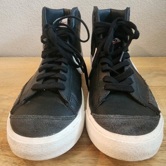 Nike Mens Blazer Mid '77 Shoes Sneakers BQ6806-002 Vintage Black White Size 12 - Picture 4 of 12